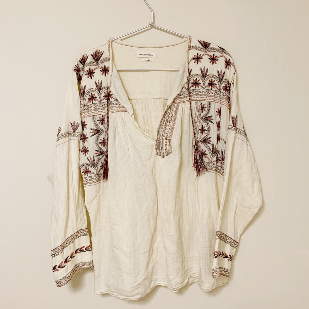Isabel Marant Etoile embroidered top size 40